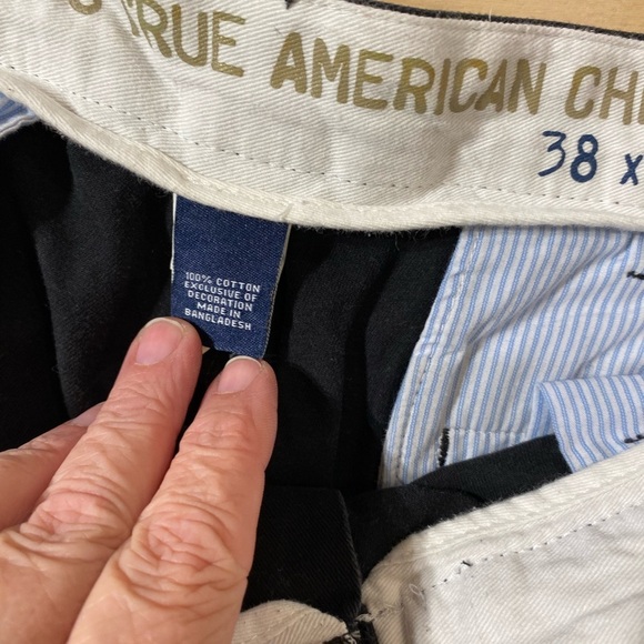 Chaps True American Chino Pants 38 x 32 (EY) - Picture 8 of 13